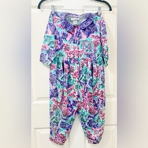 Vintage CachCach baby romper Size 24 M 100% Cotton